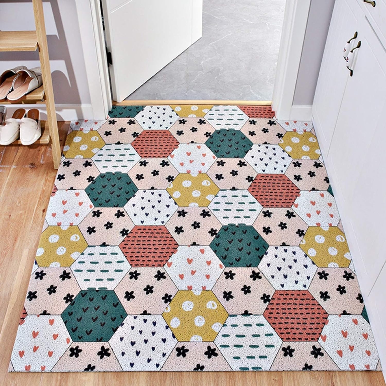 安心の日本製 玄関マット 室内用 屋内用 おしゃれ 犬柄 大 90 60cm 玄関マット 室内 屋内 モダン おしゃれ 犬 90 60 敷きマット ブランドおしゃれ Institutoedinheiromarica Org