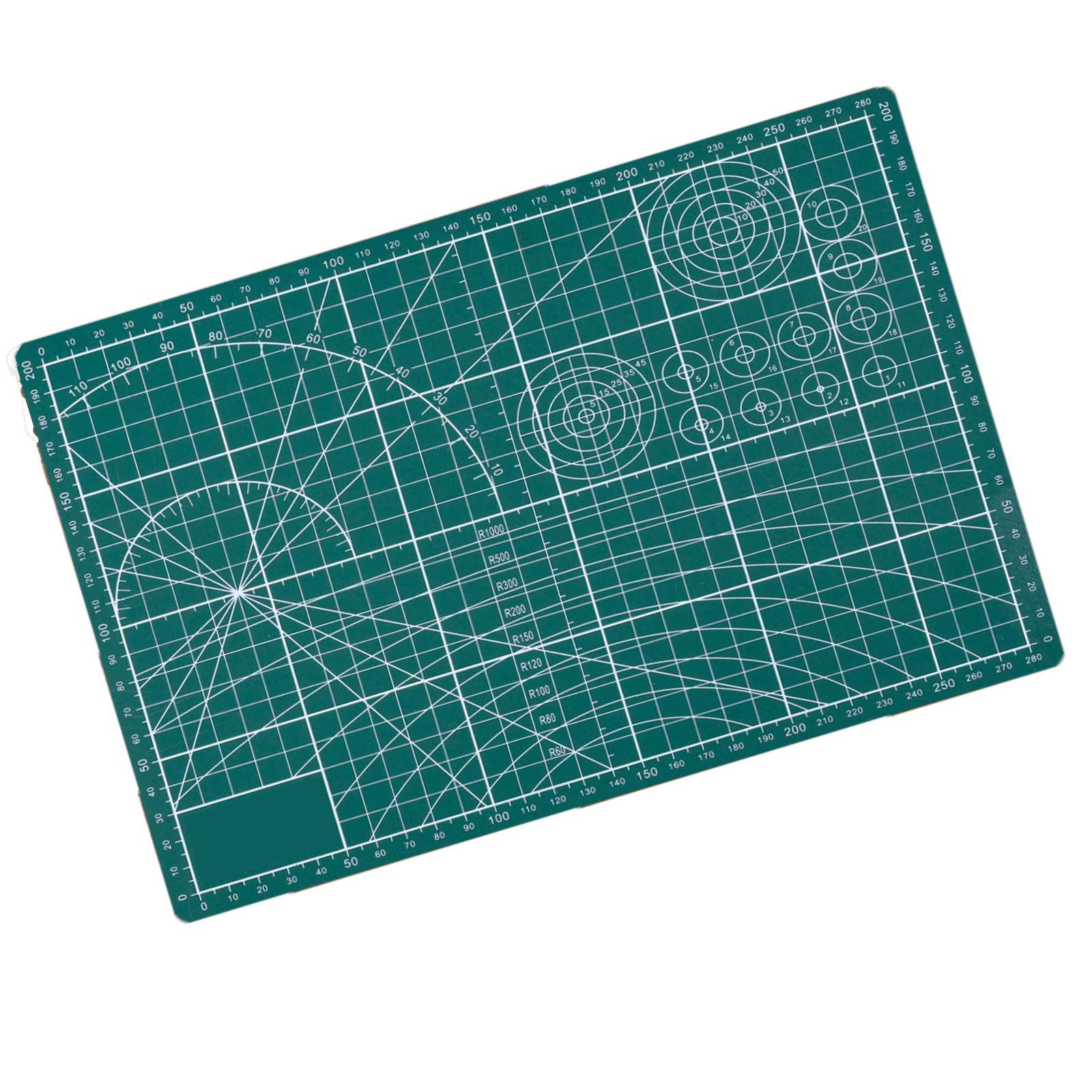 A5 Cutting Mat Self Healing Cutting Board Craft Single Sided Grid PVC Quilting for Sewing, Crafting, Modelling, Scrapbooking