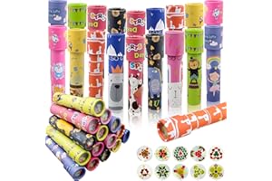 30 Pcs Classic Kaleidoscope, Magic Rotating Kaleidoscope Toy Return Gifts for Kids Birthday Party, Educational Fun Toy for Sc