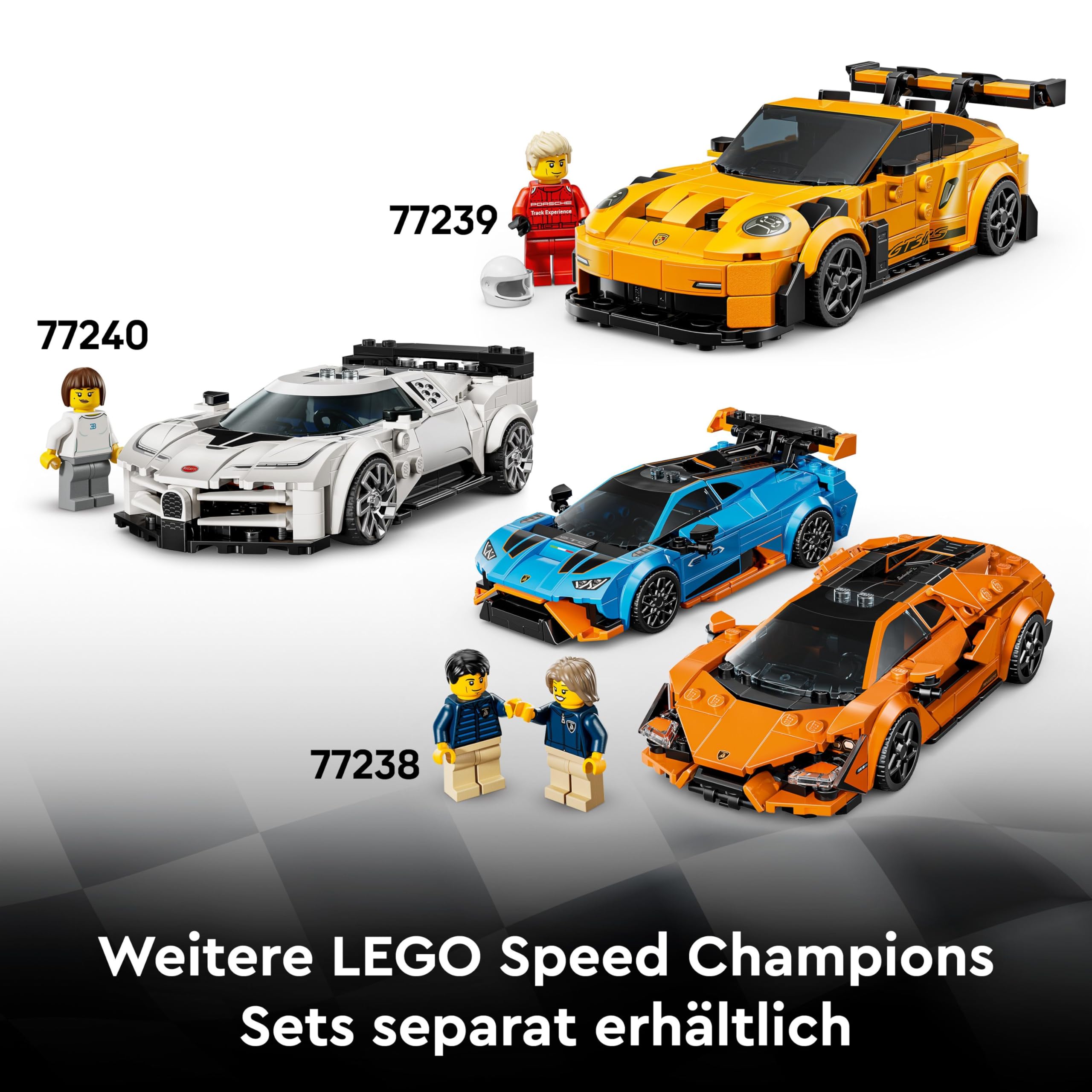 LEGO Speed Champions Dodge Challenger SRT Hellcat Sportwagen - Spielzeugauto mit 1 Minifigur zum Sammeln - Kreatives Rennauto - Rennauto zum Bauen - Geschenk für Jungen, Mädchen ab 9 Jahren 77237 7