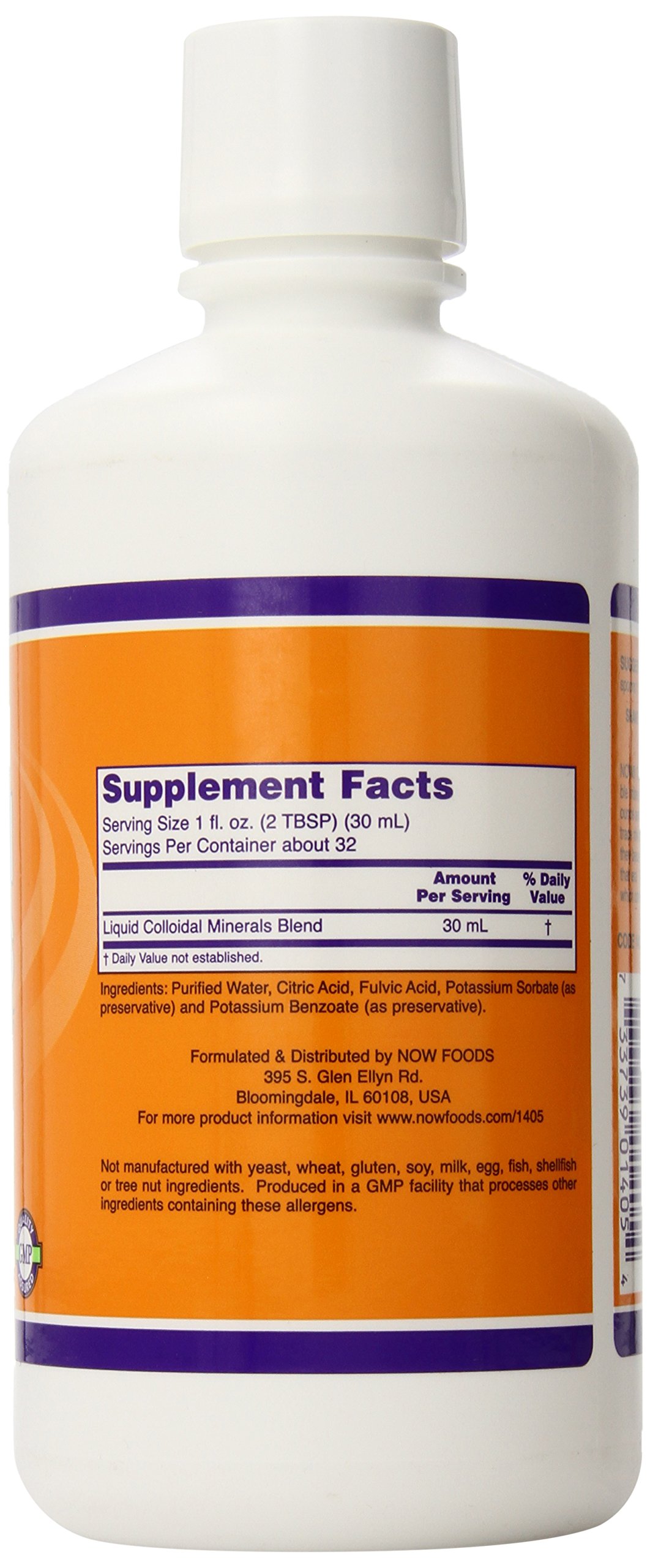 Colloidal Minerals Liquid supplement benefits trace elements water