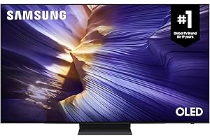 SAMSUNG 65-Inch OLED S90F 4K Smart TV, AI Gen 3 Processor, HDR+, 144Hz, Laser Slim Design, Q-Symphony, AI Game Mode, Game Hub