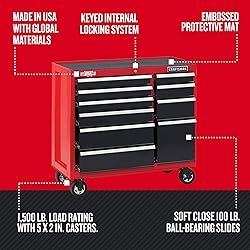 CRAFTSMAN Tool Cabinet with Drawer Liner Roll