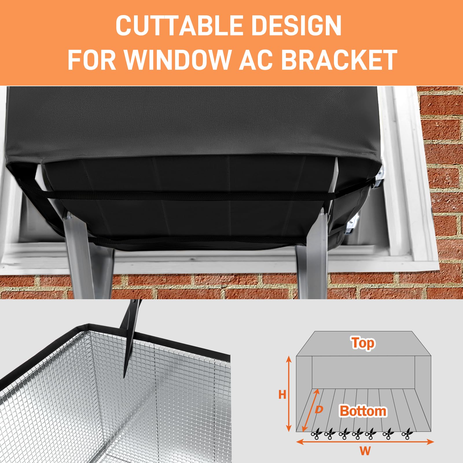 Window Air Conditioner Covers for Outside Unit for Winter Insulation, 21