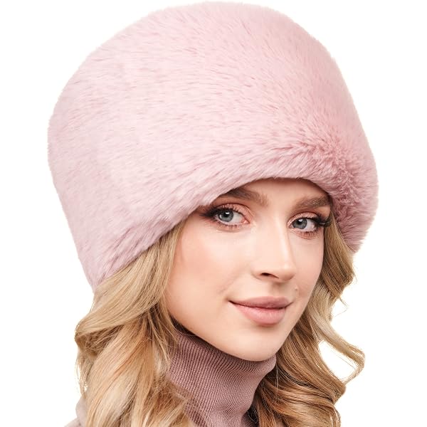 URSFUR Women's Knit Beanie Hat With Rex Rabbit Fur & Fox Fur Pom Pom - One Size Fits All - View #9