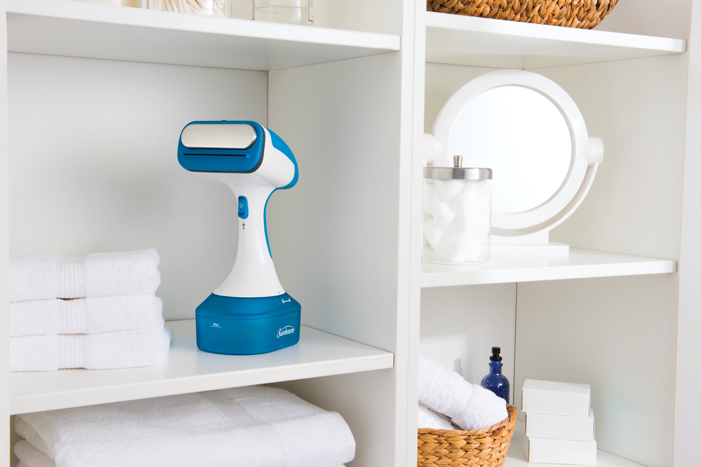 Sunbeam Handheld Garment Travel Steam Press for Clothes, Bedding, Fabric , Odor removing, Dust