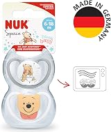 NUK Space Baby Dummy 6-18 Months 2 Count BPA-Free Disney Winnie the Pooh view 6