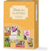 Designer Greetings Faithfully Yours Assorted Cards 24 Pack | Biblical Scripture Verse, Faith Based Sentiment, Boxed Card Set, Matching Envelopes