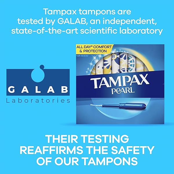 TAMPAX PEARL PLASTIC SUPER ABSORBENCY, UNSCENTED TAMPONS, 50 COUNT