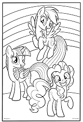 Crayola My Little Pony Coloring Book with