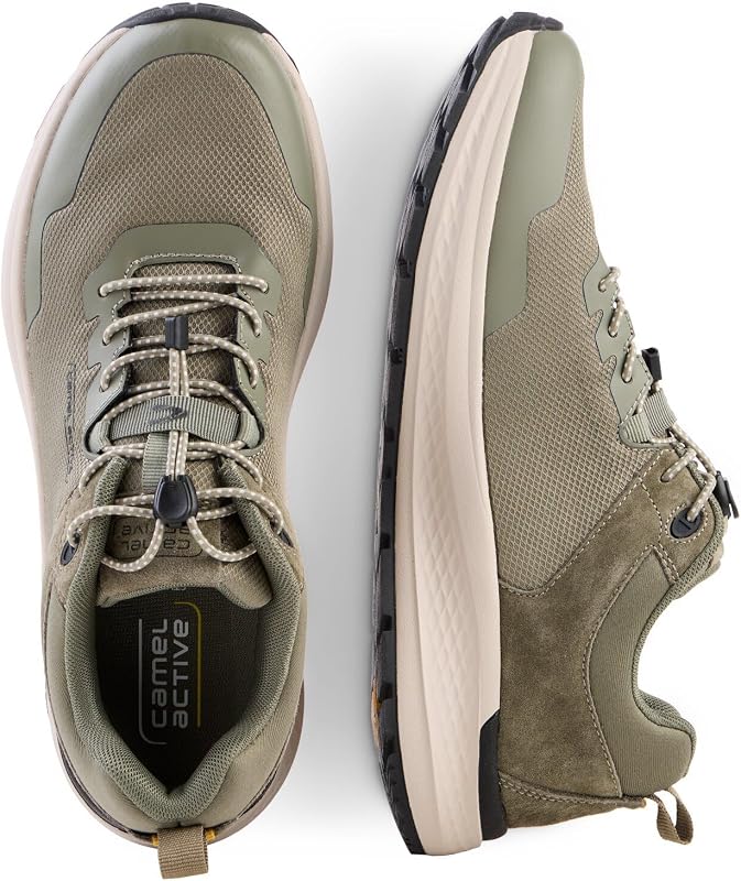 Herren Sneaker mit Schnürung Grün, menswear-43