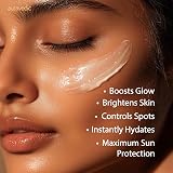 Auravedic Kumkumadi Sunscreen SPF 50 Face Serum 50ml Brightening Dark Spot view 5