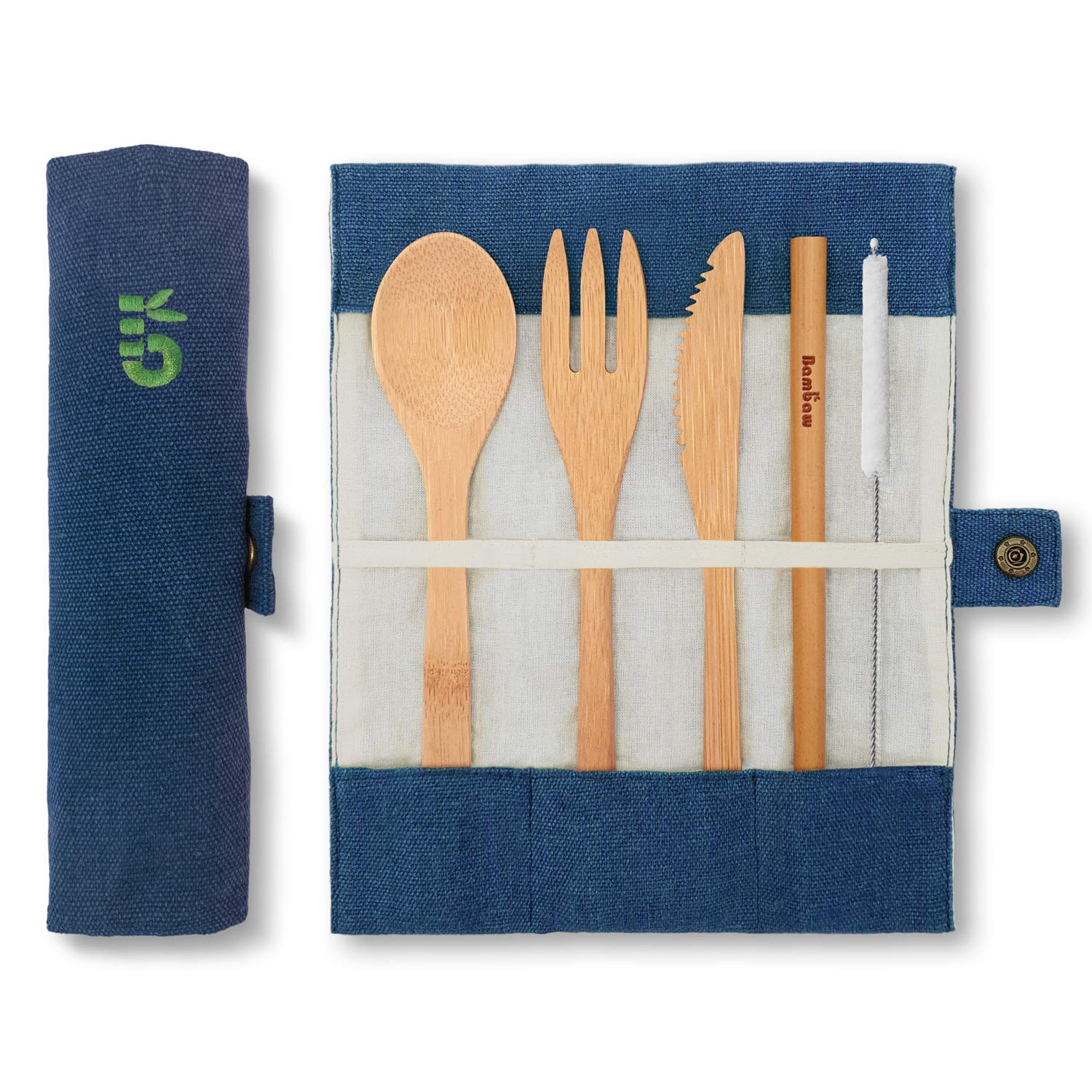 Bambaw Bambaw | Bamboo cutlery set | Ocean
