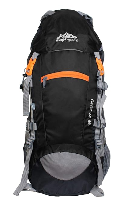 MOUNT TRACK Nylon 50 Ltr Black Trekking Backpacks