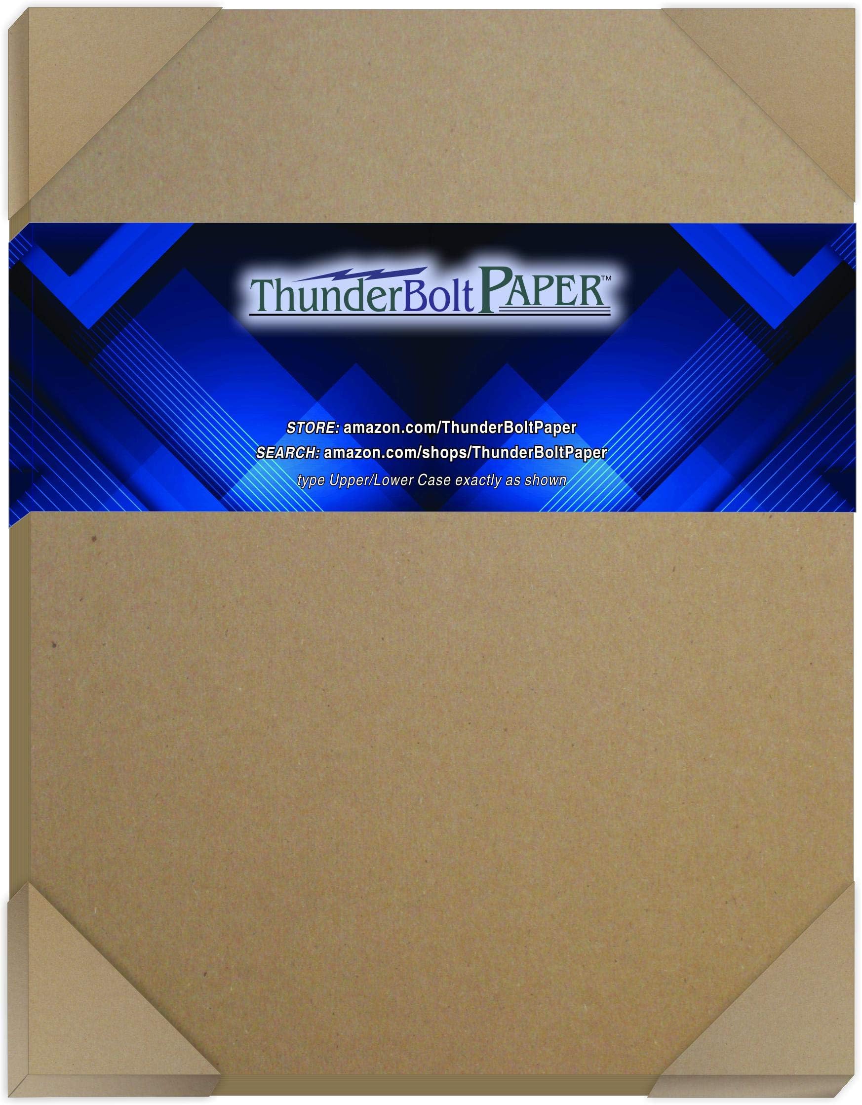 150 Sheets Chipboard 20pt (point) 8 X 10 Inches Light Weight Frame|Photo Size .020 Caliper Thick Cardboard Craft|Ship Brown Kraft Paper Board