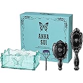 ANNA SUI Beauty Tool Kit – Includes Beauty Tray, Eyelash Curler N, Hand Mirror, and Hair Brush – Magical Decorative Tools for Lush Lashes, Glowing Skin, and Luxurious Hair Care