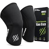 Bear KompleX Knee Sleeves for Men &amp; Women - 5mm/7mm Compression &amp; Heat Retention Neoprene Compression Knee Brace for Weightlifting, Squats &amp; Powerlifting