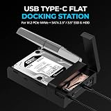 Sabrent DS-UFNC NVMe SSD Enclosure Docking Station M.2 2.5 3.5 Inch HDD Cloning view 2