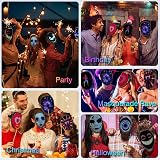 MEGOO LED Mask with App Bluetooth Programmable 45 Modes 70 Images Halloween view 6