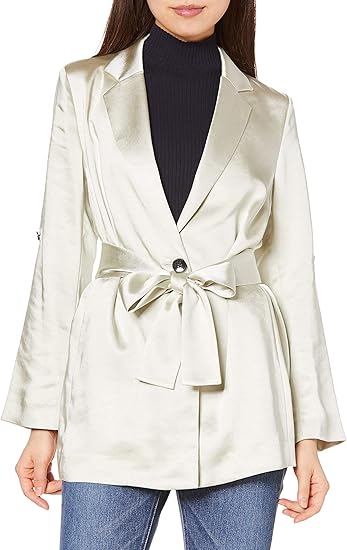 Amazon フレイ アイディー Peleサテンジャケット Fwfj1047 レディース Mnt 日本 1 日本サイズ9 号相当 コート ジャケット 通販