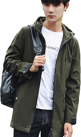 Amazon ケイミ Keimi メンズ ジャケット ジャンパー ハーフ丈 コートアウターフード付きアウトドア ジャンパー ライトアウター おしゃれ スポーツ 登山 春秋冬 防寒 防風 通気 コート ジャケット 通販