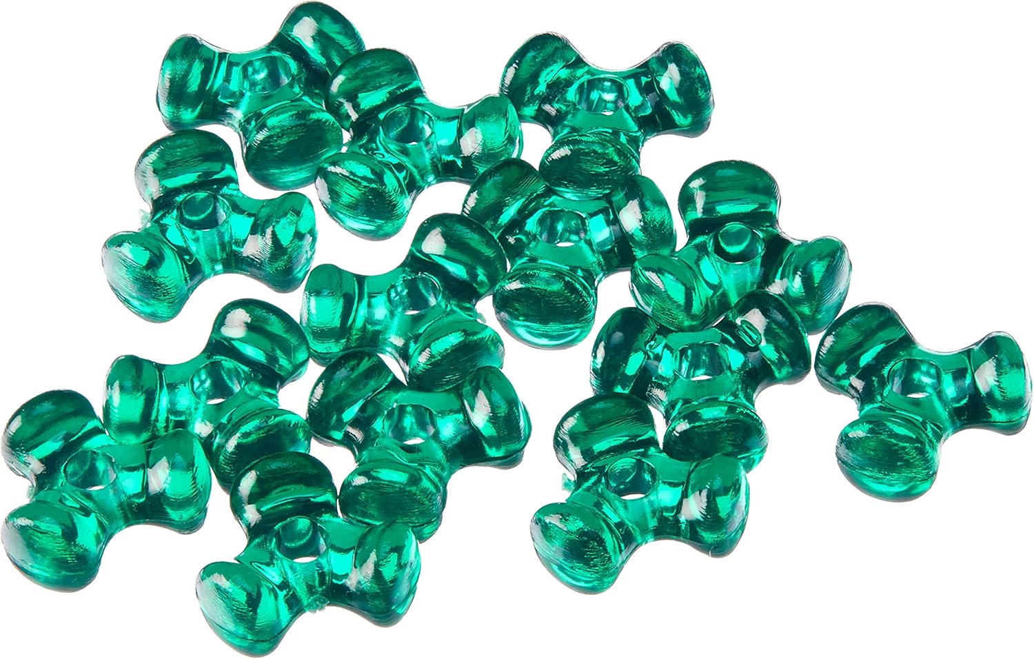 Blue Moon Beads Christmas Green TriShaped Beads (1,000 Beads) Amazon