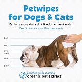 Petkin PetWipes Big n Thick 100 Wipes For Dogs Cats Eye Face Ears Body view 3