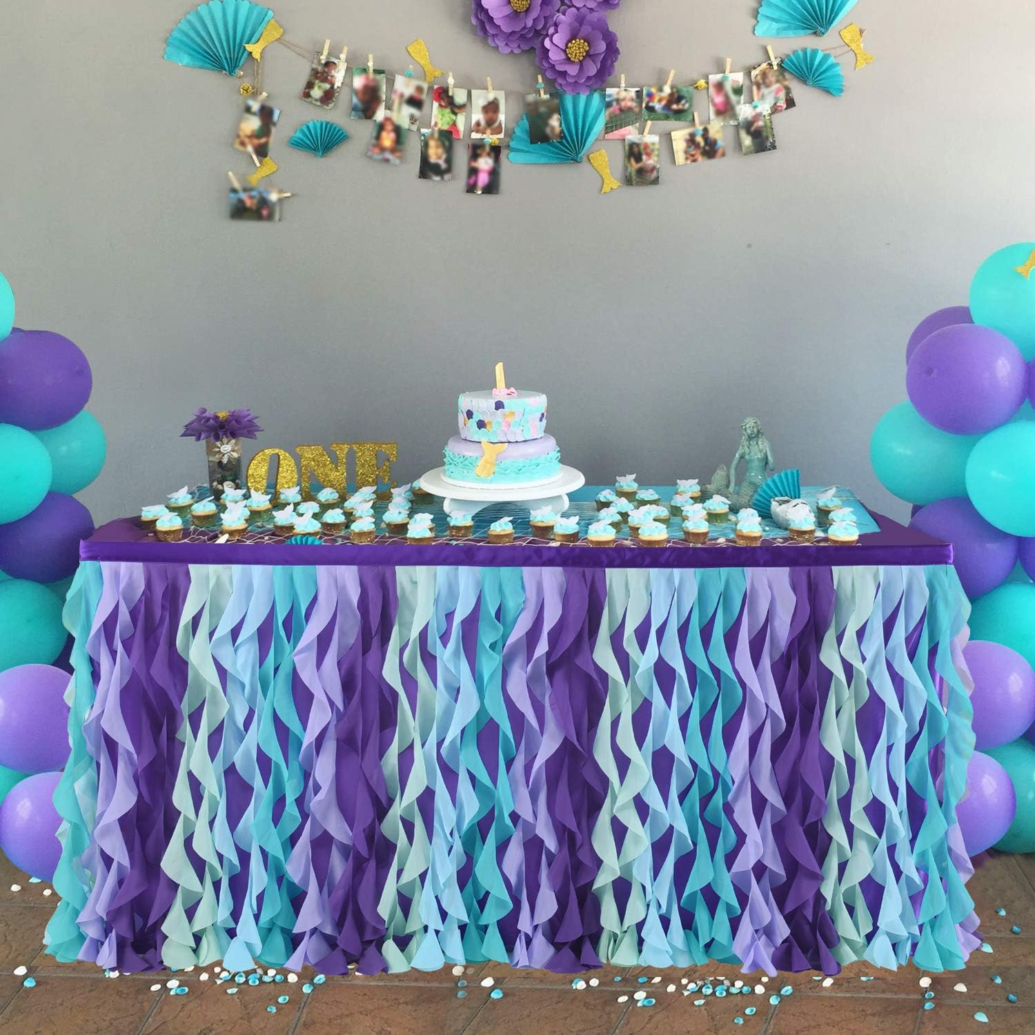 Best round mermaid table cloth