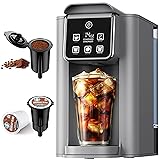KIDISLE Hot & Iced Coffee Maker with Bold