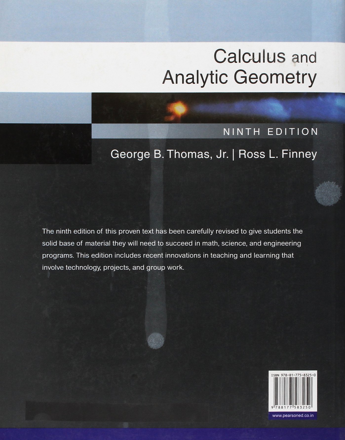 Calculus And Analytic Geometry, 9Th Edition: Thomas: 9788177583250:  Amazon.com: Books