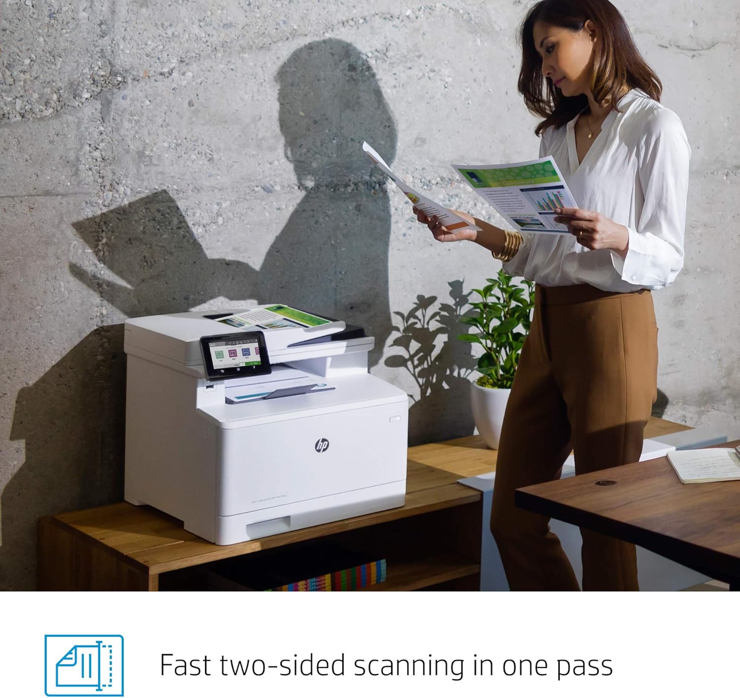 HP Color LaserJet Pro Multifunction M479fdw Wireless Laser Printer with One-Year, Next-Business Day, Onsite Warranty, Works with Alexa (W1A80A): Electronics
