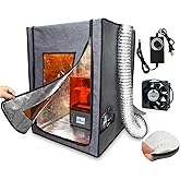Multifunctional 3D Printer Enclosure Ventilation Eliminate Odors Tent Cover | Adjustable vent Compatible with Anycubic Photon Mono 4, Elegoo Saturn / Mars 3/4 &amp; Creality Halot Series Resin 3D Printer