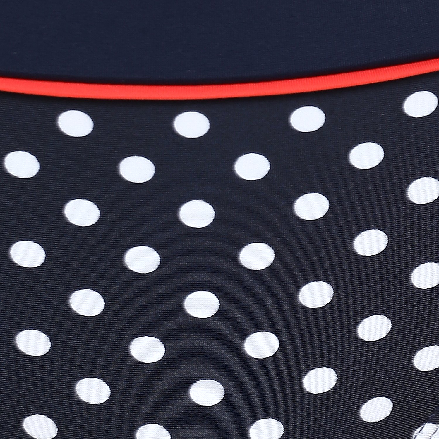 kvl womens printed bikini swimsuit bottom- navy