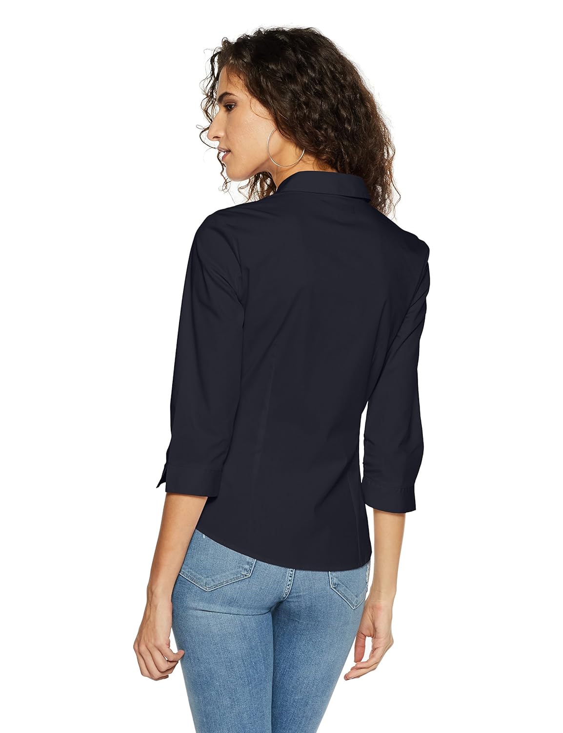 marks & spencer women's plain regular fit shirt