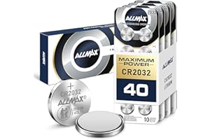 ALLMAX BATTERY Allmax CR2032 Lithium Coin Batteries (40 Count) – Longest Lasting, Leakproof Design, 10-Year Shelf Life, Ultimate Performance, Perfect for Key Fobs (3V)