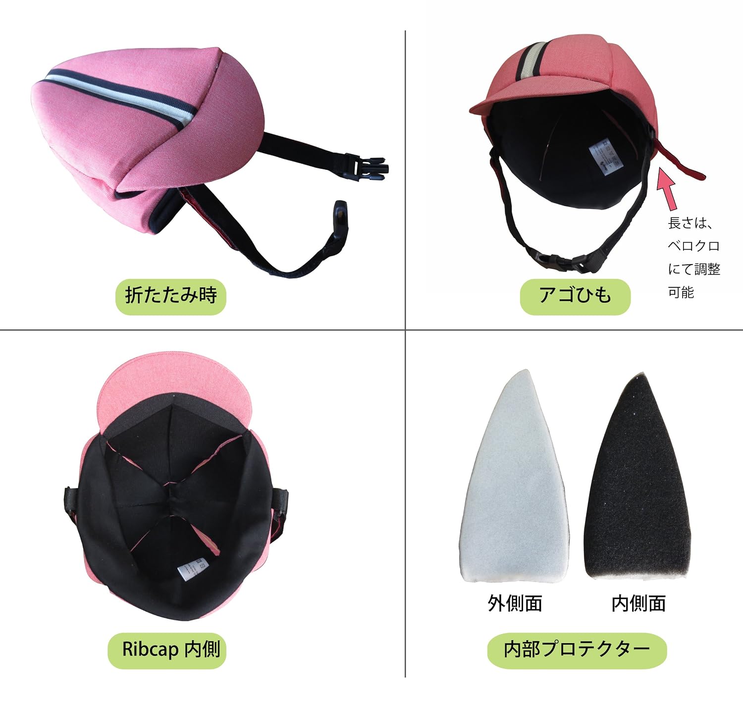 Ribcap Hardy Medical Helmet, Platin - Image 4