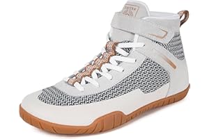 SISTTKE Womens Wrestling Shoes Boxing Shoes Zero Drop Sole