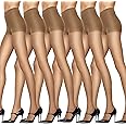 Hanes Women's Control Top Sheer Toe Silk Reflections Panty Hose