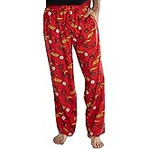 DC Comics Men's Classic The Flash Comic Allover Print Loungewear Pajama Pants