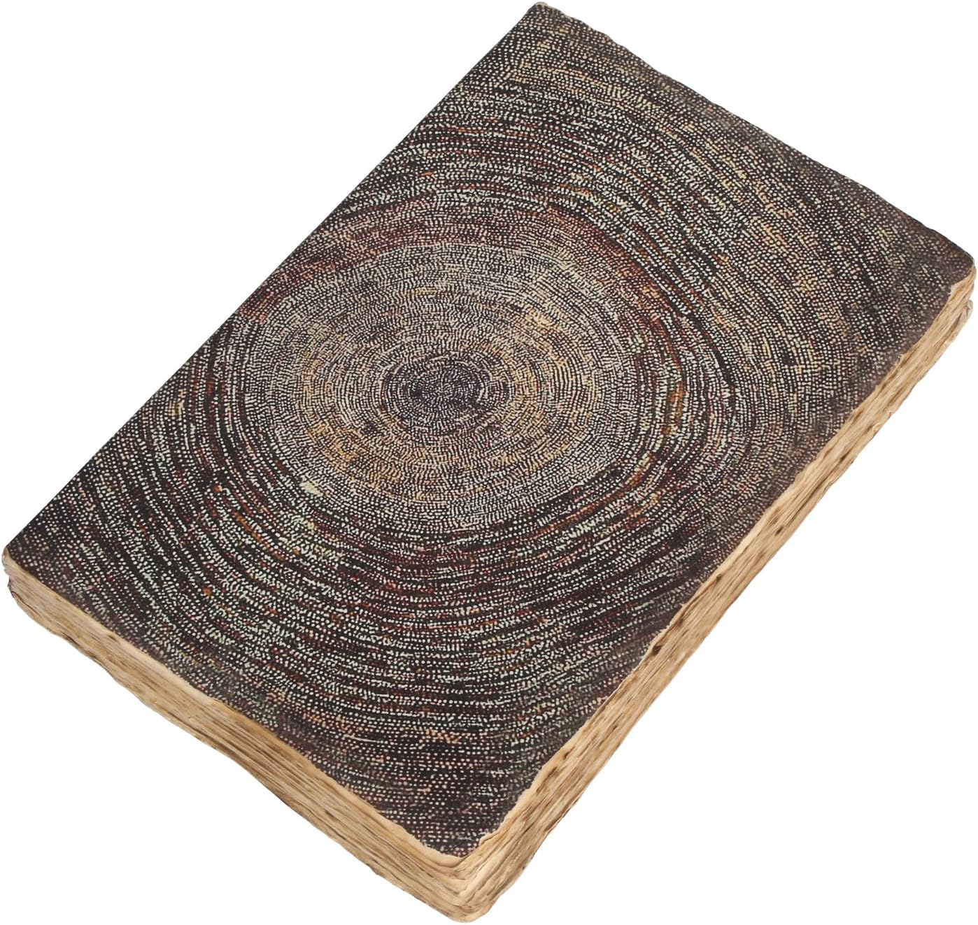De Kulture Handmade Soft Cover Vintage Aboriginal Art Sketch Book Acid Free Drawing Pad |Best Sketchpad for Kids,Teens & Adults, 160 Pages, 125 GSM Deckle Edge Papers