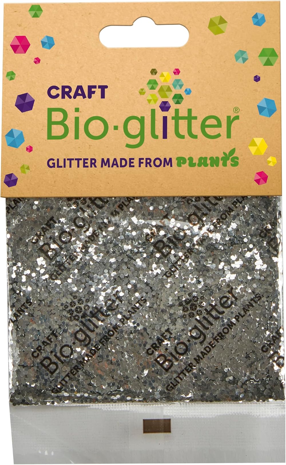 Rainbow Eco Play Craft Bioglitter 20g Silver Biodegradable Glitter