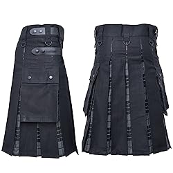 Modern Utility Kilts-Men's Plus Size Scottish