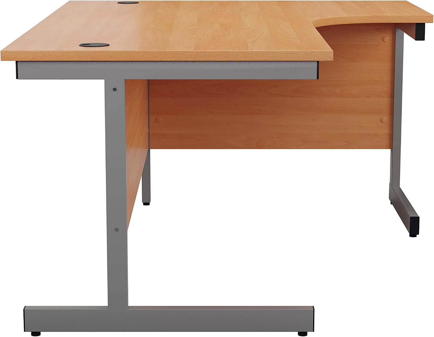 Office Hippo Heavy Duty Right Corner Desk, Strong & Reliable Workstation, Integrated Cable Ports, PC Desk For Office or Home - Image 4