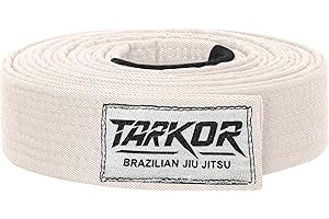 TARKOR Vintage Series BJJ Belt for Men & Women Brazilian Jiu Jitsu Belt for Jiu Jitsu Gi