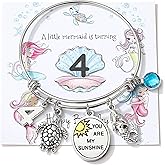 Miss Pink Silver/14k Gold Plated Birthday Bracelet, Natural Healing Crystal Bracelet Gifts for Her Birthday for Daughter Granddaughter Friends Mom Grandma Sister