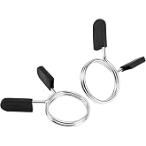 EastyGold Barbell Clips Olympic Barbell Clamps Collars 2 Inches Weight Bars Lock Dumbbell Spring Clips Circlip Fitness Weightlifting Buckle for Strength Training Gym Accessory