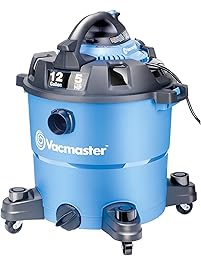 Vacmaster 12 Gallon, 5 Peak HP, Wet/Dry Vacuum with Detachable Blower, VBV1210