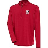 Antigua US Mens Soccer Tidy Quarter Zip Pullover