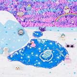 LAWOHO 6 Packs Axolotl Slime Kit Cloud Butter Clear Slime Set 360ml view 4