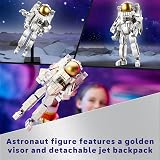 LEGO Creator 3in1 Space Astronaut Toy to Dog Figure to Viper Jet view 3